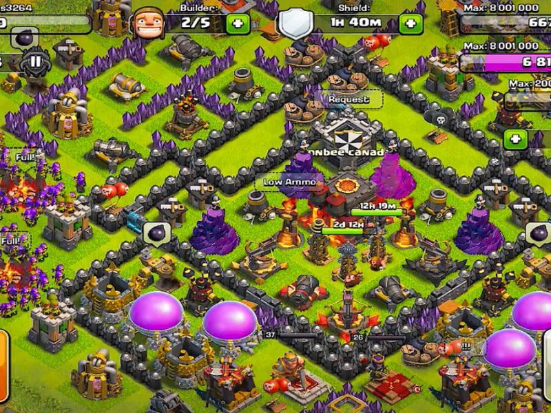 Lối chơi hấp dẫn trong Clash of Clan Hack