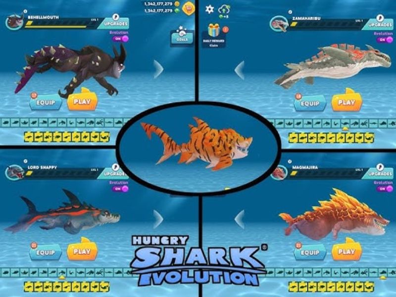 Tính Năng Nổi Bật Của Hack Game Hungry Shark Evolution