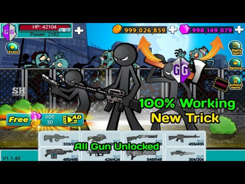 Các Tính Năng MOD Của Game Anger Of Stick 5