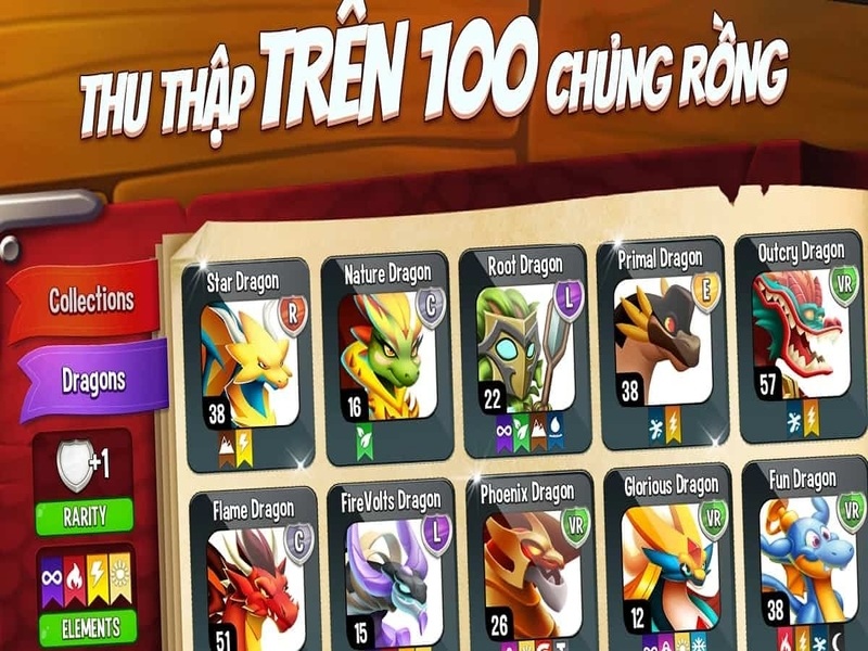 Mở Khóa Tất Cả Các Loài Rồng