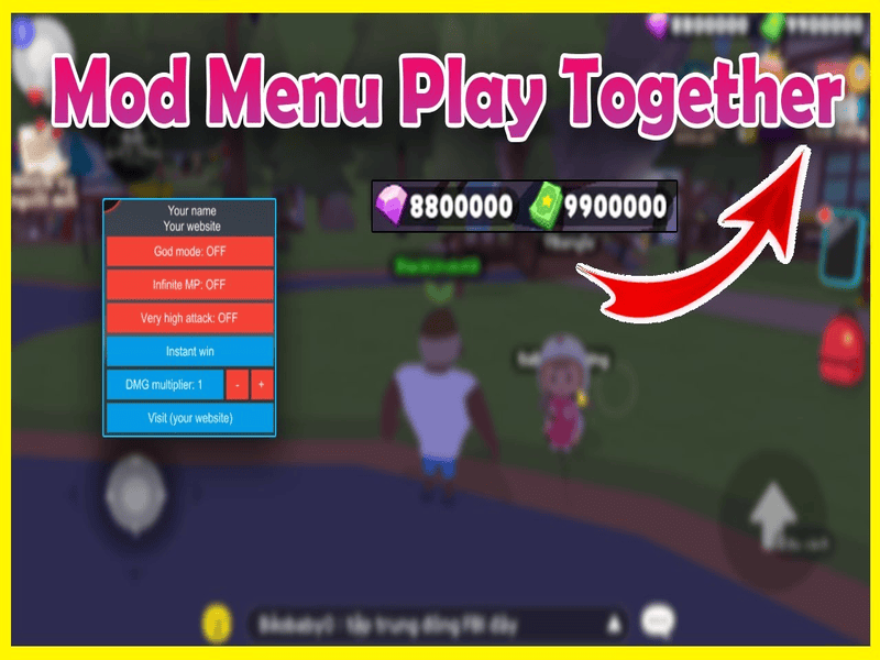 Các tính năng MOD của game Play Together 