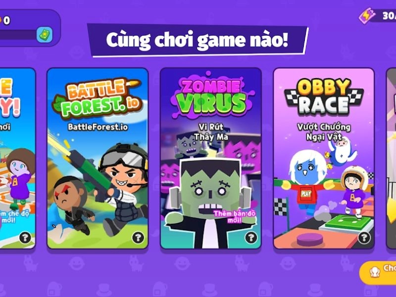 Các mini-game thú vị