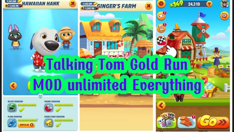 Hack Talking Tom Gold Run