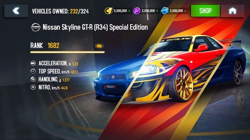 Hack Asphalt 8