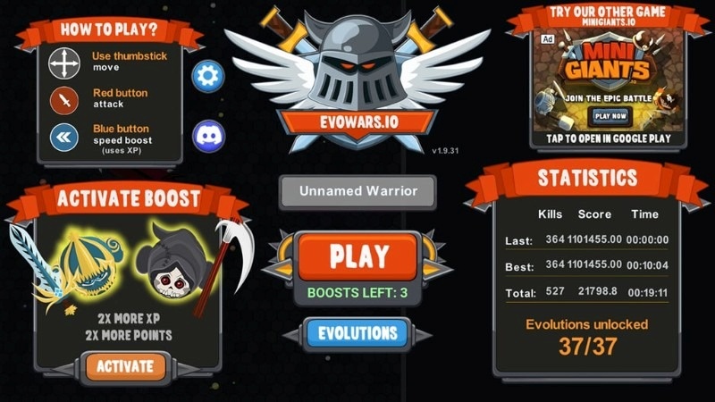 EvoWars io Hack