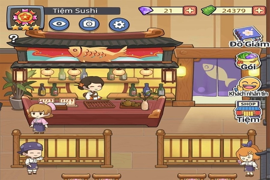 Hack Tiệm Sushi Mơ Ước