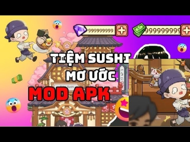 Hack Tiệm Sushi Mơ Ước