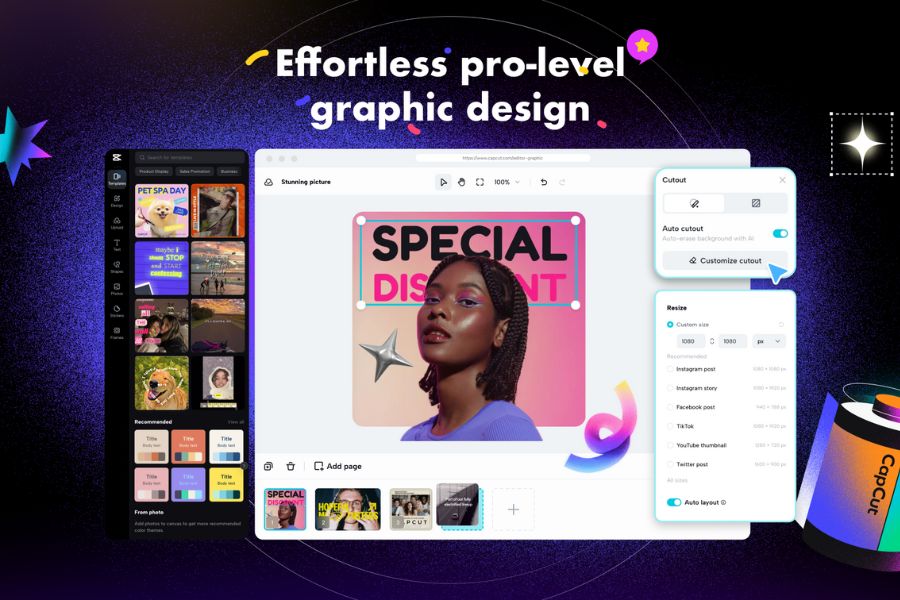 banner CapCut Mod APK