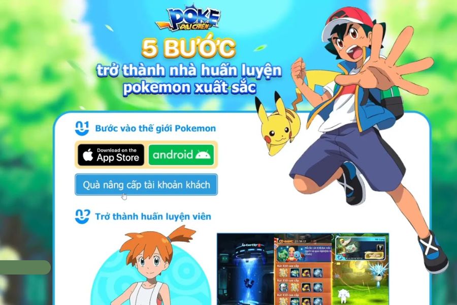 Banner Hack Pokemon Đại Chiến