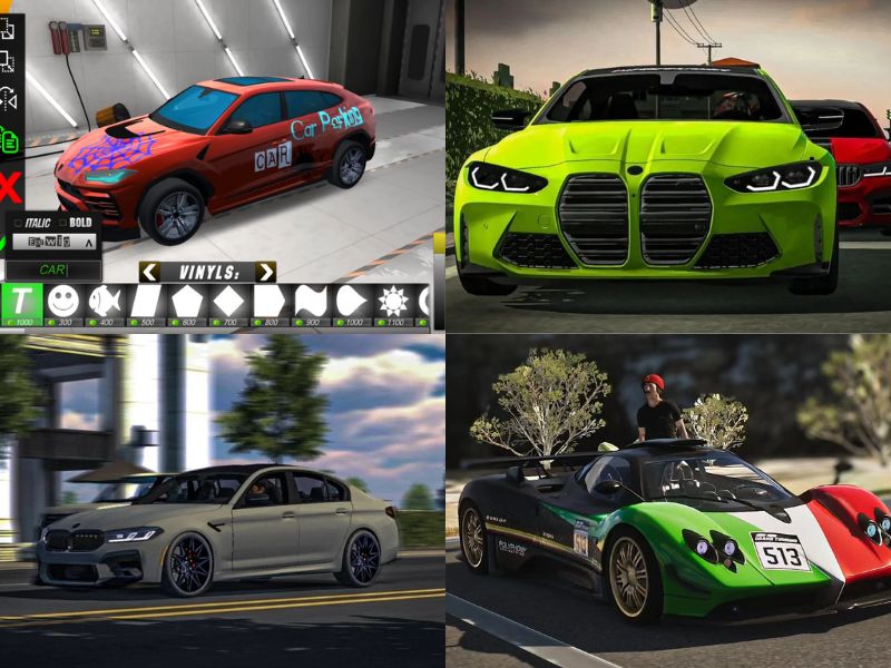 Hệ thống xe và chế độ chơi đa dạng trong Car Parking