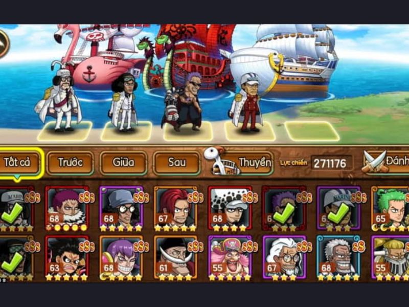 Kho thẻ tướng phong phú, sưu tập thỏa thích trong Huyền Thoại Hải Tặc 