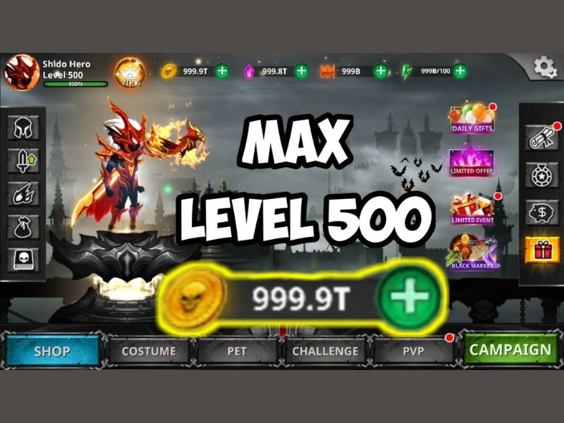 Những Tính Năng Nổi Bật Của Phiên Bản Hack Stickman Legends