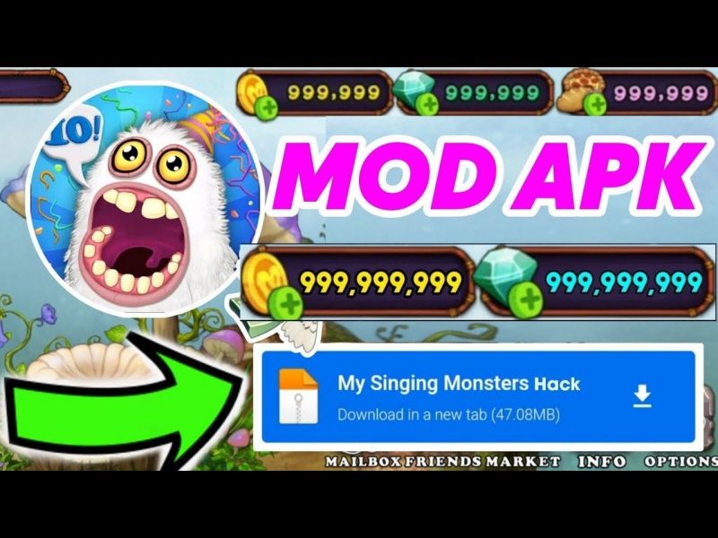Những Tính Năng Nổi Bật Của Phiên Bản My Singing Monsters Hack