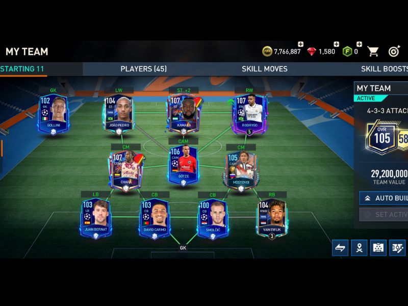 Xây Dựng Đội Bóng Mạnh Mẽ Vượt Trội Trong Fifa Mobile