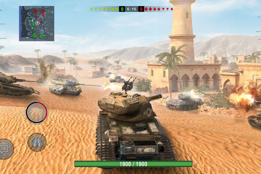 Banner World of Tanks Blitz Mod Apk