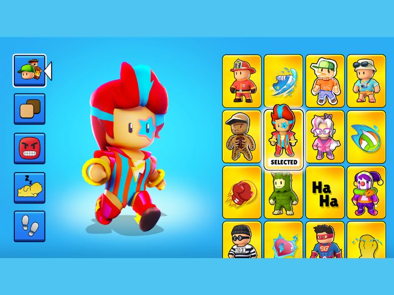 Tùy chỉnh stumbler của bạn trong Stumble Guys 