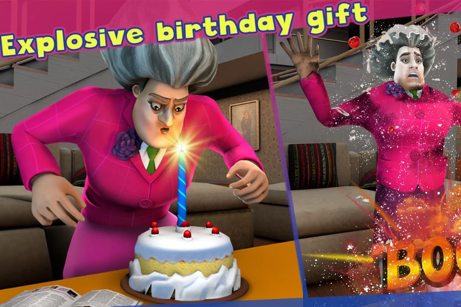 banner Scary Teacher 3D MOD APK