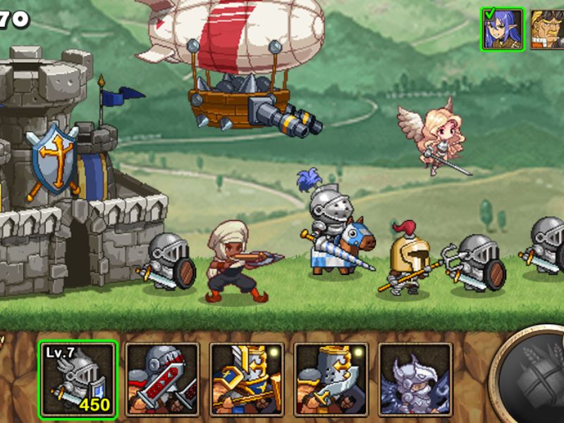 Đồ họa đơn giản với tạo hình chibi đáng yêu trong Kingdom War 