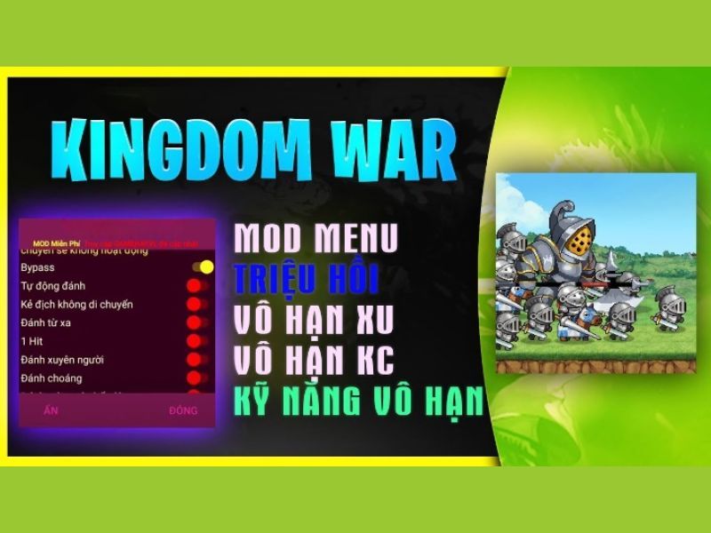 Những Tính Năng Nổi Bật Có Trong Phiên Bản Kingdom War MOD APK