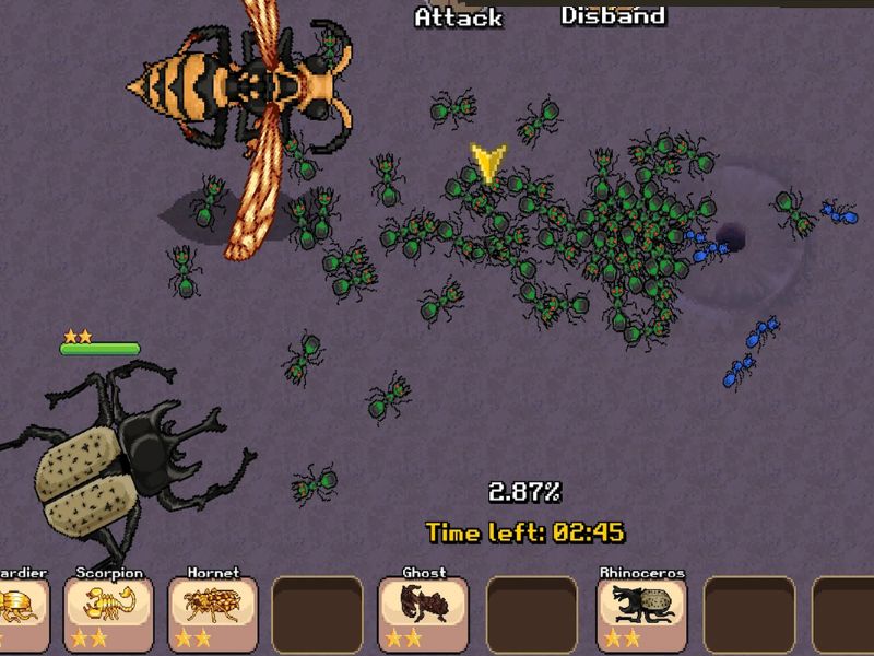 Xây dựng quân đội kiến hùng mạnh trong Pocket Ants